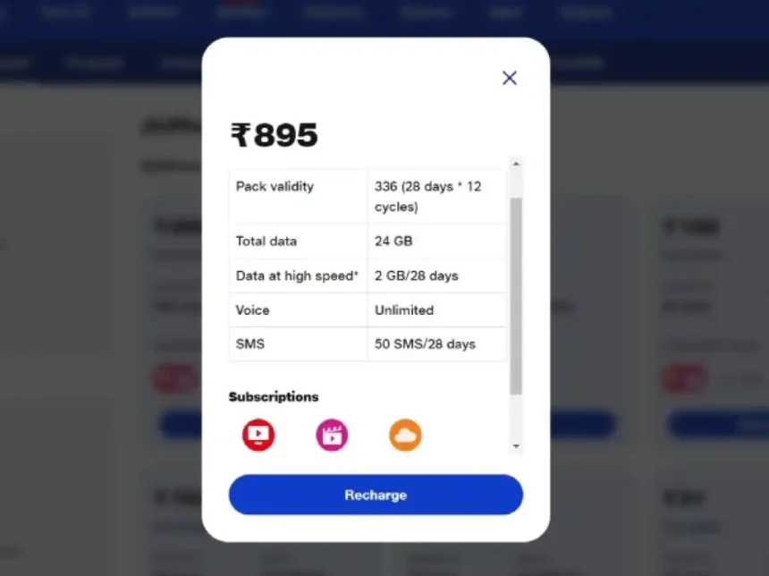 Reliance-Jio’s-Rs.-895-Recharge-Plan-Raises-Eyebrows:-336-Day-Validity-but-Limited-Data-Offering